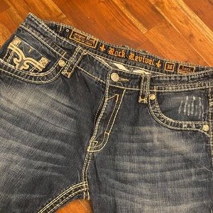 Rock revival denim jeans